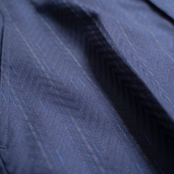 1970s Japan vintage navy stripe double breasted set up