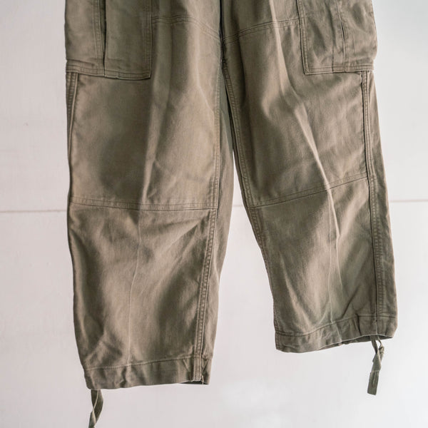 around 1970s German military double knee cargo pants