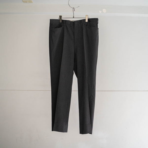 1990-00s Japan vintage dark gray woven set up