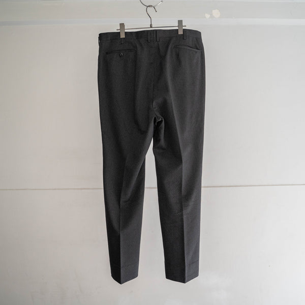 1990-00s Japan vintage dark gray woven set up