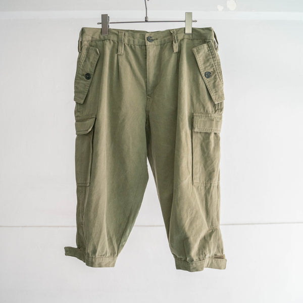 1990s Italian military alpine cropped cargo pants