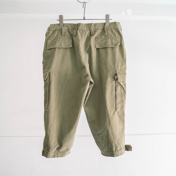 1990s Italian military alpine cropped cargo pants