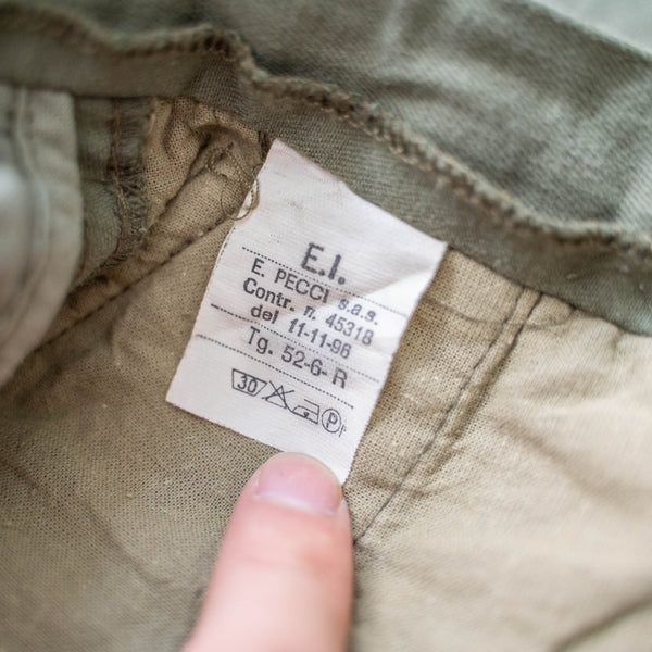 1990s Italian military alpine cropped cargo pants