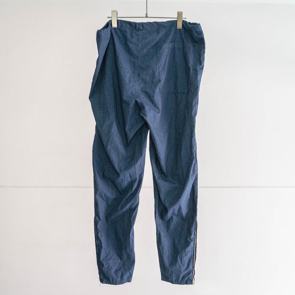 around 1990s swedish military side zip easy pants -over dyed-