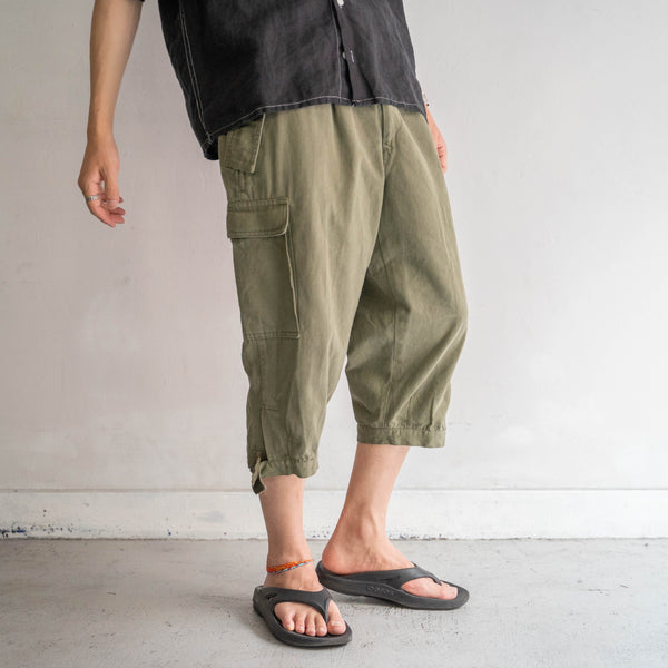 1990s Italian military alpine cropped cargo pants