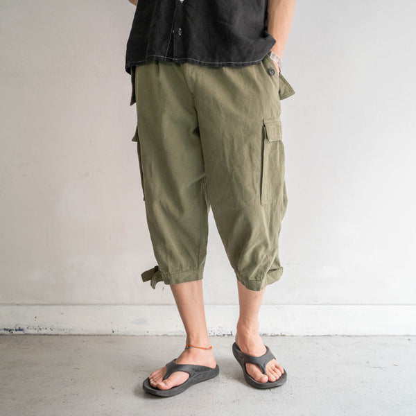 1990s Italian military alpine cropped cargo pants