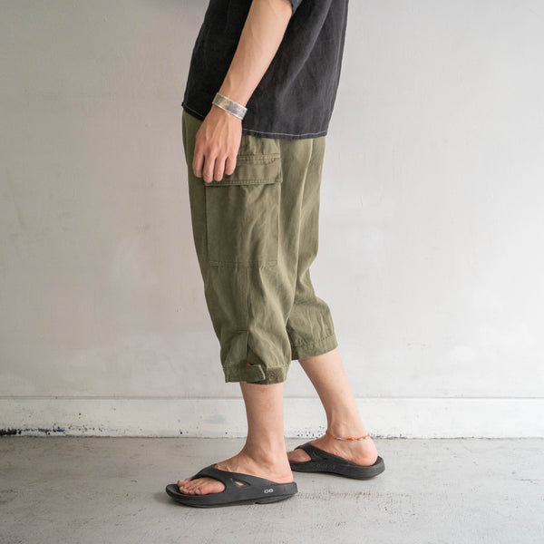 1990s Italian military alpine cropped cargo pants