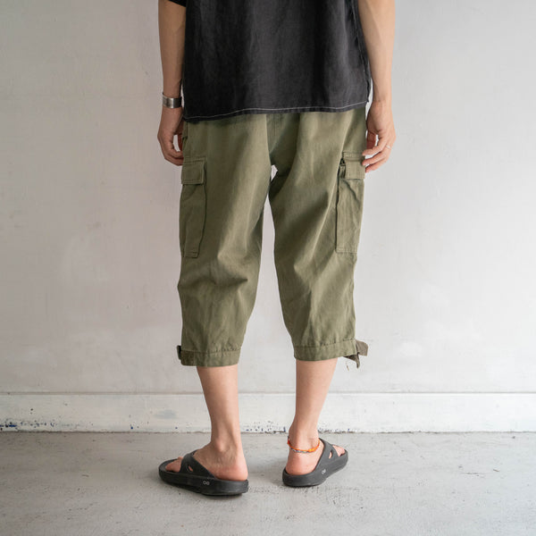 1990s Italian military alpine cropped cargo pants