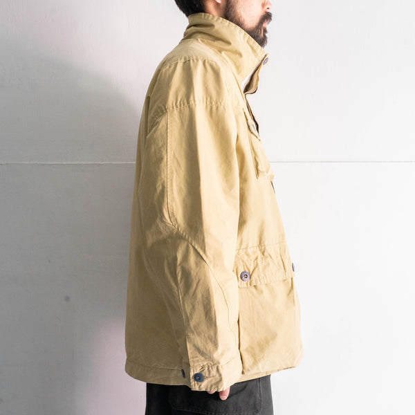 2000s 'Timberland' beige color cotton × poly 4pockets jacket