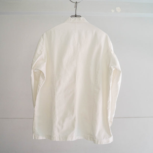 around1980s France double breasted white chef jacket