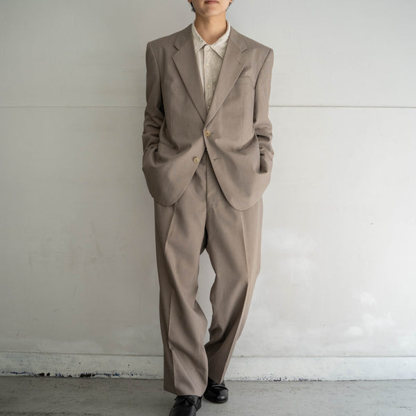 1990s Japan vintage light beige set up -light weight-