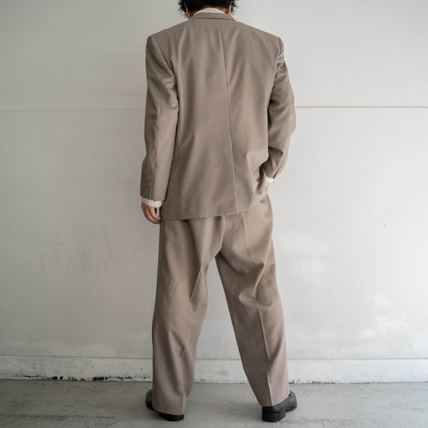 1990s Japan vintage light beige set up -light weight-