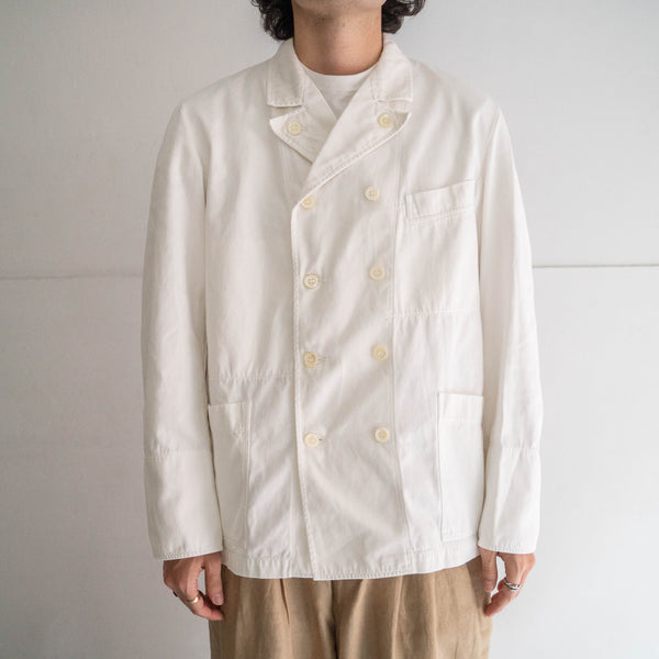 around1980s France double breasted white chef jacket