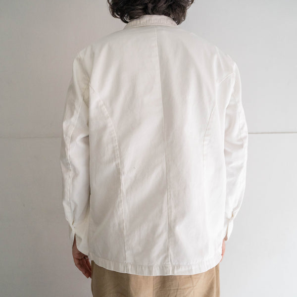 around1980s France double breasted white chef jacket