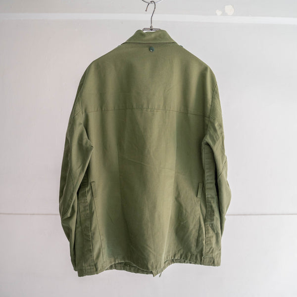 2000s Euro police double zip work jacket