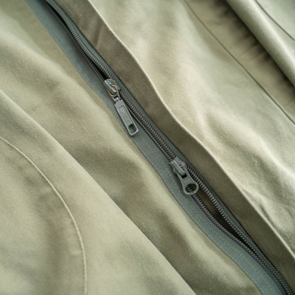 2000s Euro police double zip work jacket