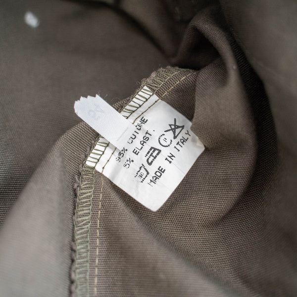 1980s Italy brown khaki belted design jacket