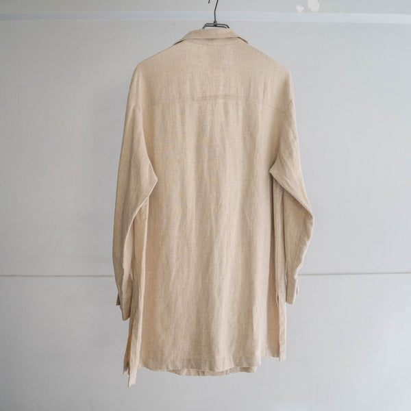 1980s USA linen × rayon two pocket light tailored jacket