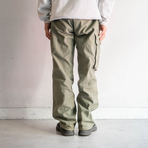 around 1980s Europe khaki color cargo pants -good dirty-