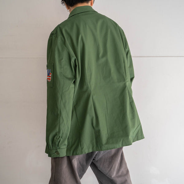 2000s British police? light green 2 pockets work jacket 'mint condition'