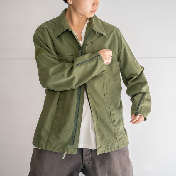 2000s Euro police double zip work jacket