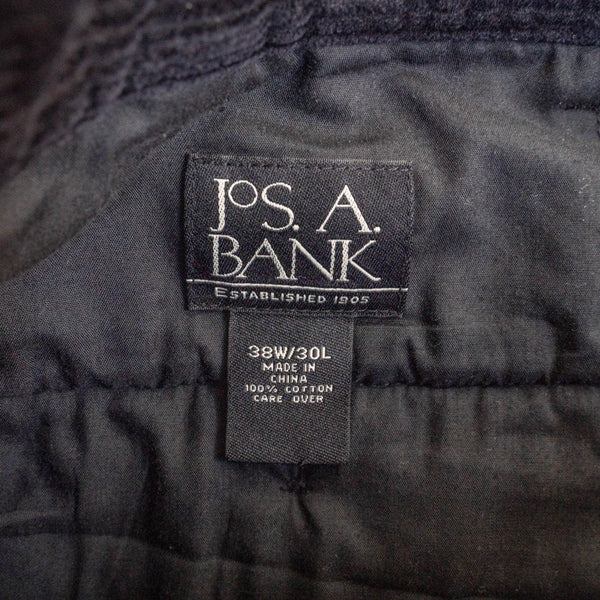 1990s black color 2 tuck corduroy pants