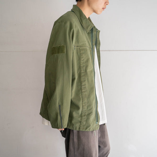 2000s Euro police double zip work jacket