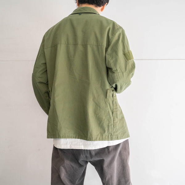 2000s Euro police double zip work jacket