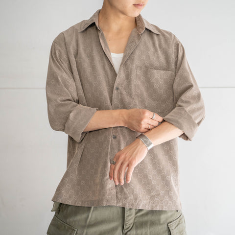 2000s Japan vintage 'boot GUCCI' design shirt