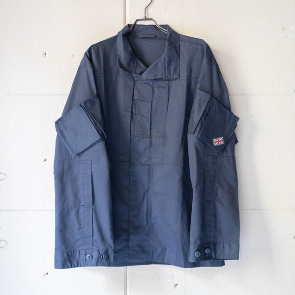 2000s British military navy color combat jacket 'RAF' -dead stock-