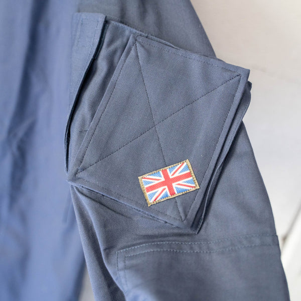 2000s British military navy color combat jacket 'RAF' -dead stock-