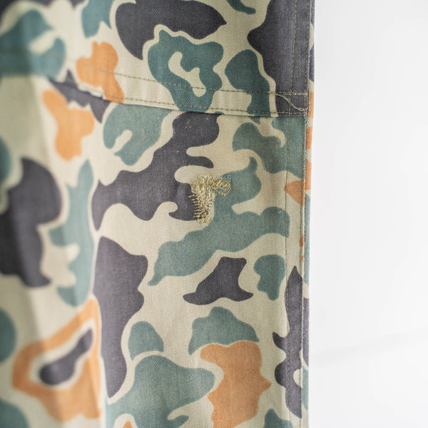 1970-80s Korean military multi-color camo pants -rare color-