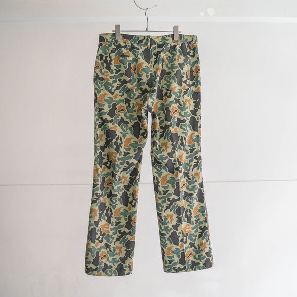1970-80s Korean military multi-color camo pants -rare color-