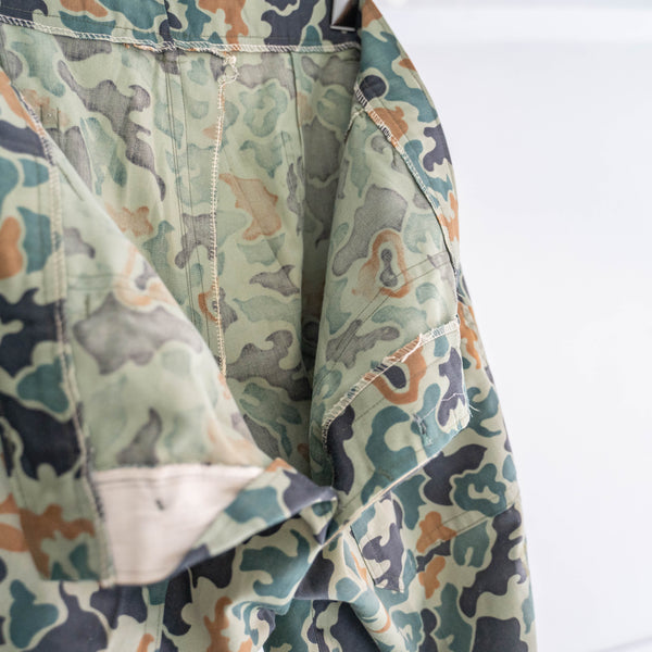 1970-80s Korean military multi-color camo pants -rare color-
