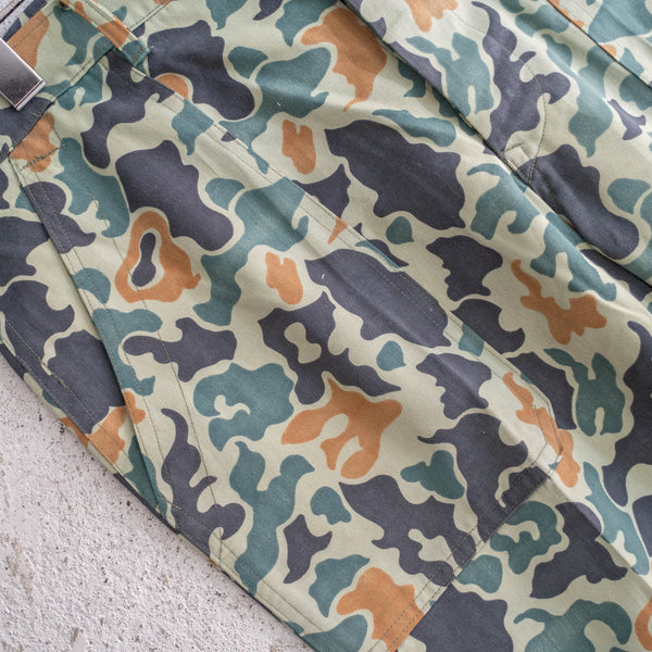 1970-80s Korean military multi-color camo pants -rare color-