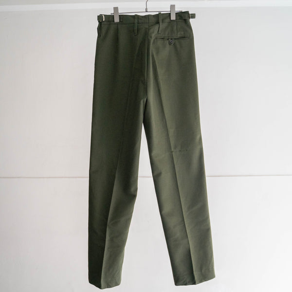 around 1980s British No.2 dress pants -green color-