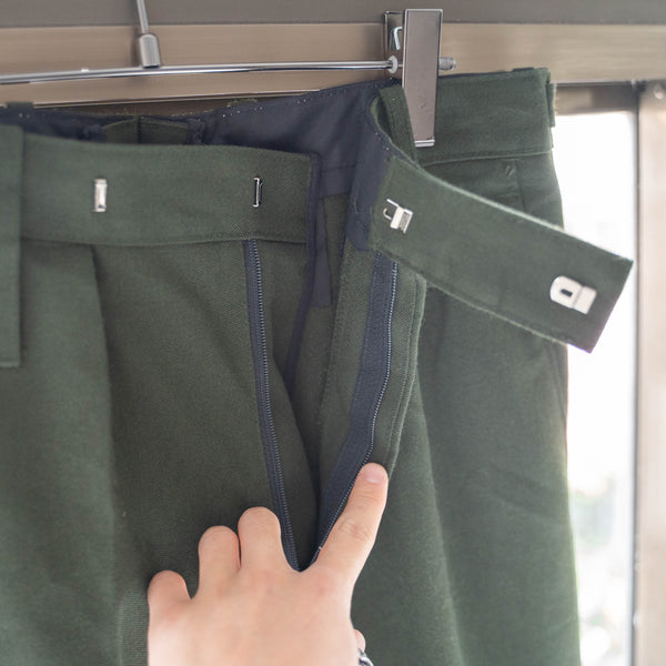 around 1980s British No.2 dress pants -green color-