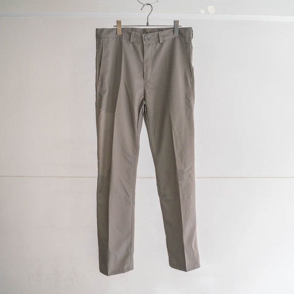 around 1980s Europe gray khaki light weight work pants "dead stock"