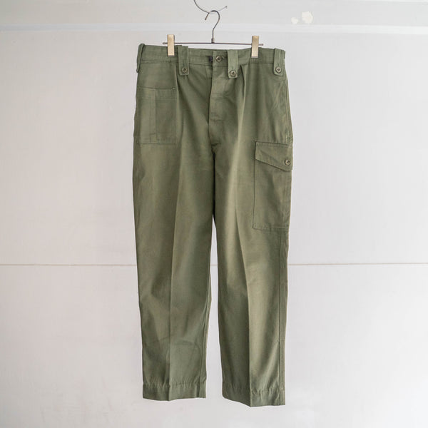 1970s Belgium military one-cargo pants with magazine pocket 'mint condition'
