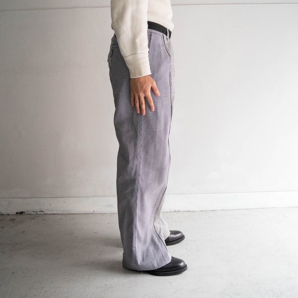 french adolphe lafont chef × germany checed work docking wide pants