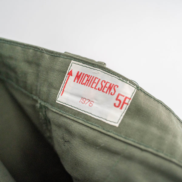 1970s Belgium military one-cargo pants with magazine pocket 'mint condition'