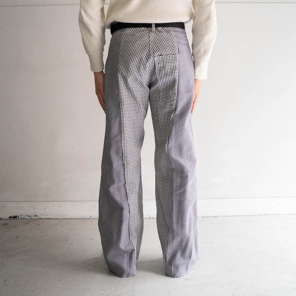 french adolphe lafont chef × germany checed work docking wide pants