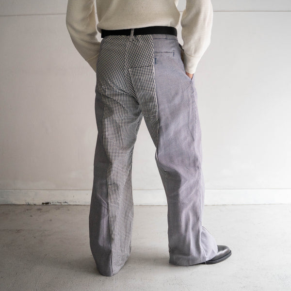 french adolphe lafont chef × germany checed work docking wide pants