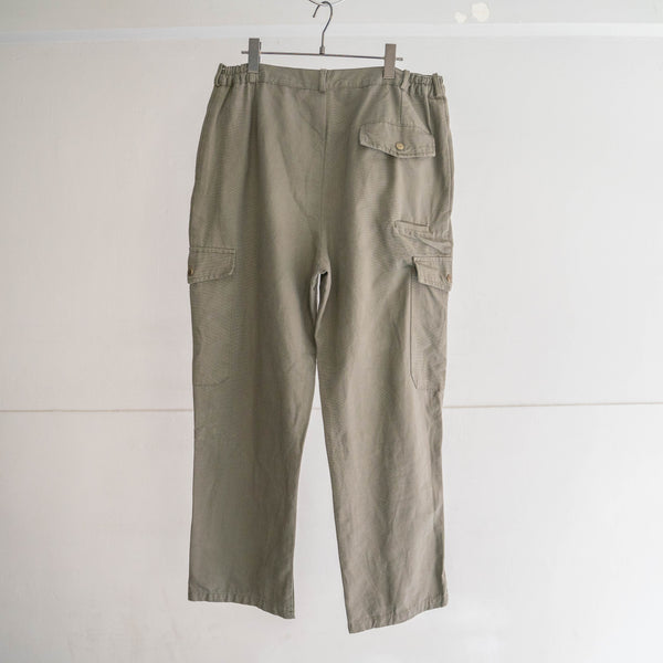 1990s Europe cargo pants with flap pocket