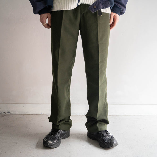 around 1980s British No.2 dress pants -green color-