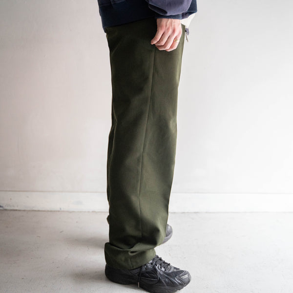 around 1980s British No.2 dress pants -green color-