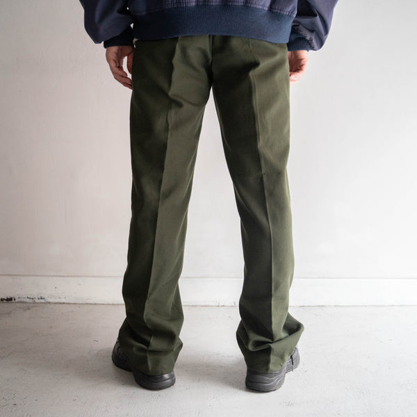 around 1980s British No.2 dress pants -green color-