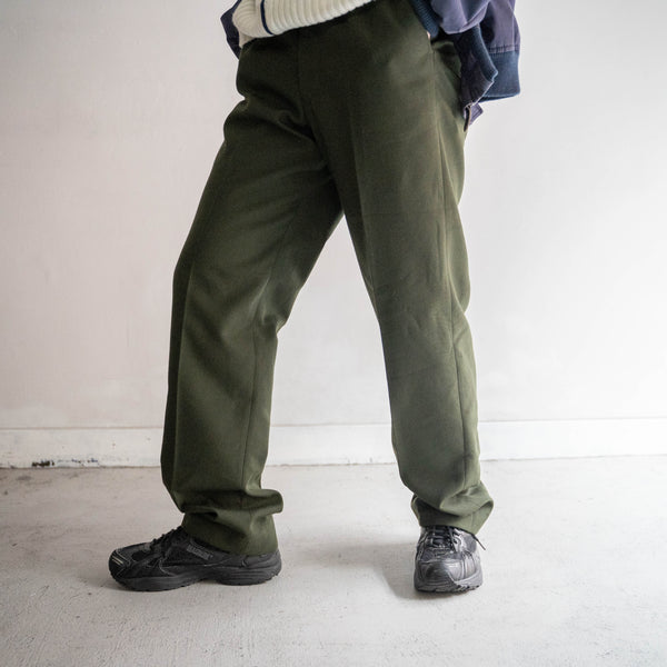 around 1980s British No.2 dress pants -green color-