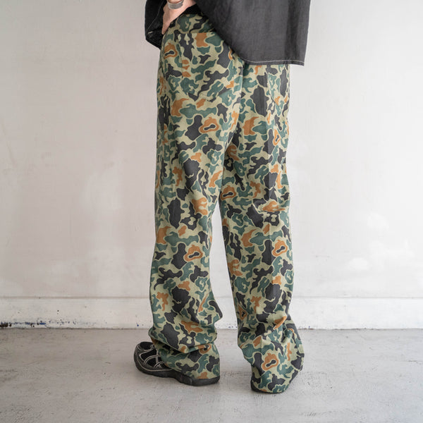 1970-80s Korean military multi-color camo pants -rare color-