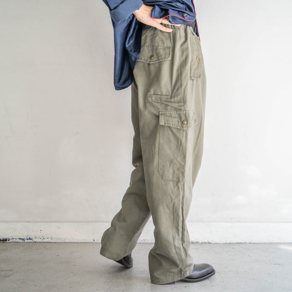 1990s Europe cargo pants with flap pocket